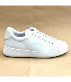 Sneaker da ballo unisex latino americano salsa bachata kizomba sottopiede memory pelle bianca suola gommina da ballo