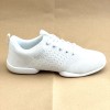 Sneaker da ballo unisex allenamento ballo da sala latino tango caraibici tessuto traspirante bianco suola spezzata gommina