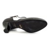 Scarpe da ballo donna ballo da sala liscio standard latino tango articolo 2040 pelle nera suola bufalo tacco 50