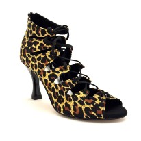 Scarpa da ballo donna latino americano caraibici salsa bachata ballo da sala tango articolo 7F84  suola cuoio tacco 80 rocchetto