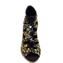 Scarpa da ballo donna latino americano caraibici salsa bachata ballo da sala tango articolo 7F84  suola cuoio tacco 80 rocchetto 2