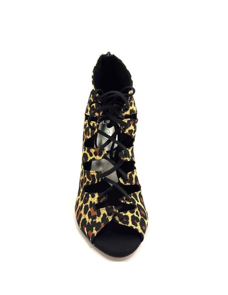 Scarpa da ballo donna latino americano caraibici salsa bachata ballo da sala tango articolo 7F84  suola cuoio tacco 80 rocchetto