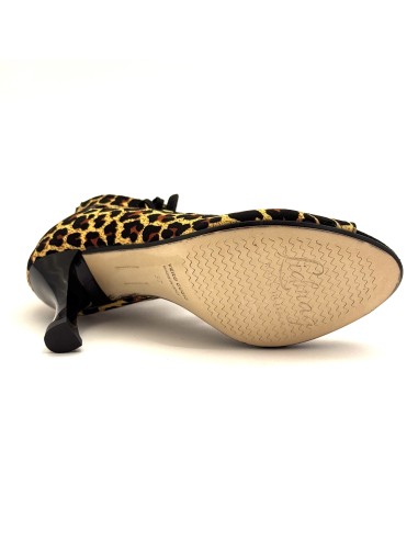 Scarpa da ballo donna latino americano caraibici salsa bachata ballo da sala tango articolo 7F84  suola cuoio tacco 80 rocchetto