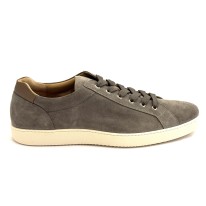 Sneaker casual uomo articolo SPENCER2 camoscio grigio pelle taupe suola gomma