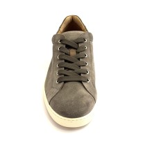 Sneaker casual uomo articolo SPENCER2 camoscio grigio pelle taupe suola gomma 2