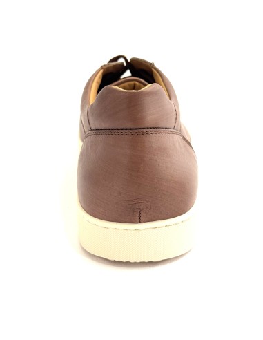 Sneaker casual uomo articolo SPENCER1 pelle marrone suola gomma