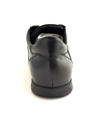 Scarpe casual uomo articolo ARMU1 pelle nera suola gomma nera